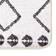 vidaXL Washable White, Black 120x180cm