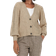 JDY Drea Knitted Cardigan - White/Simply Taupe