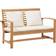 vidaXL Marrón 110 x 64 x 76.5 cm Banco de Jardín