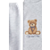 H&M H&M Pyjamas with Motif Print - Light Grey Mottled/Teddy Bear (1277393002)