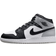 Nike Air Jordan 1 Mid GS - White/Light Smoke Grey/Black