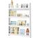 SoBuy Wall Mounted 4 Tiers Bookcase