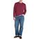 Timberland Williams River Men's Cotton Sweater - Burgundy