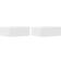 vidaXL 800307 White Sengebord 30x40cm 2stk
