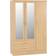 SECONIQUE Nevada Sonoma Oak Effect Wardrobe 116x182.5cm