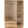 SECONIQUE Nevada Sonoma Oak Effect Wardrobe 116x182.5cm