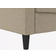 Dorel Home Chaise Presley Cappuccino Sofa 213cm 3-Sitzer