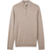 Reiss Blackhall Merino Wool Half Zip Jumper - Wheat Melange