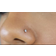 Siam Kody Piercing Nose Pin - Gold/Diamond