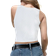 Shein Women's Sexy Cropped Camisole Tank Top With Diamond And Ribbed Design