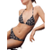 H&M Push-Up Triangle Bikini Top - Black/White Floral