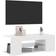 vidaXL Cabinet Led Light White TV-bänk 90x30cm