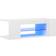 vidaXL Cabinet Led Light High Gloss White TV-bord 90x30cm
