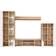 vidaXL 246030 Sonoma Oak/White TV Bench 260x180cm
