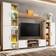 vidaXL 246030 Sonoma Oak/White TV Bench 260x180cm