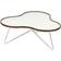 Swedese Flower 45 Walnut/White/Chrome Soffbord 84x90cm