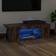 vidaXL Cabinet Led Light Smoked Oak TV-bord 90x30cm