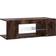 vidaXL Cabinet Led Light Smoked Oak TV-bord 90x30cm