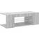 vidaXL Cabinet Led Light Grey Sonoma TV-bänk 90x30cm