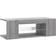 vidaXL Cabinet Led Light Grey Sonoma TV-bänk 90x30cm