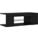 vidaXL Cabinet Led Light Black TV Bench 90x30cm