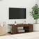 vidaXL Cabinet Led Light Brown Oak TV-bänk 90x30cm
