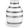 Kähler Omaggio Silver Vase 12.5cm
