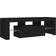 vidaXL LED Lights Black TV-bord 120x40cm