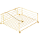 Shein Iron Vertical Square Gold Servetthållare