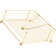 Shein Iron Vertical Square Gold Servetthållare