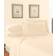 Elegant Comfort Luxury Soft Bed Sheet Beige (259.1x228.6cm)