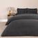 Brentfords Teddy Fleece Duvet Cover Black (230x220cm)