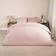 Brentfords Teddy Fleece Duvet Cover Pink (230x220cm)