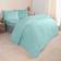 Brentfords Teddy Fleece Duvet Cover Blue (230x220cm)
