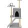 vidaXL Cat Tree with Sisal Scratching Posts 110.5cm Light Grey