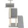 vidaXL Cat Tree with Sisal Scratching Posts 110.5cm Light Grey