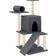 vidaXL Cat Tree with Sisal Scratching Posts 110.5cm Dark Grey