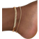 Shein 2pcs/Set Multi-Layer Chain Unique Design Anklets In Beach & Street Style, Suitable For Women's Daily Wear