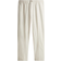 H&M Cropped Cotton Trousers - Light Beige