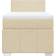 vidaXL 3289249 Cream Kontinentalseng 90x200cm