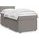 vidaXL 3289248 Taupe Kontinentalseng 90x200cm