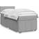 vidaXL 3289244 Light Gray Kontinentalseng 90x200cm