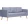 vidaXL Fabric Light Grey Sofa 168cm 3 Seater