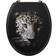 Evideco Abattant Wc Mdf 18 Pouces Acier Inoxydable
