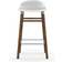 Normann Copenhagen Form White/Walnut Barstol 77cm