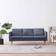vidaXL Fabric Dark Grey Soffa 168cm 3-sits