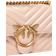 Pinko Mini Love Bag One Chevron - Powder Pink