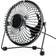 Status 4" USB Mini Fan Black