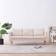 vidaXL Fabric Cream White Soffa 168cm 7st 3-sits