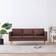 vidaXL Fabric Brown Sofa 168cm 7pcs 3 Seater